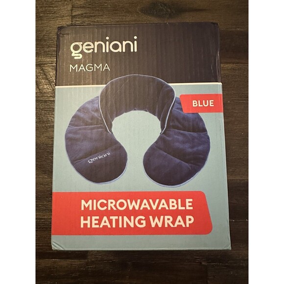Geniani‎ magma microwavable heating wrap aromatherapy lavender neck space blue - Picture 1 of 6